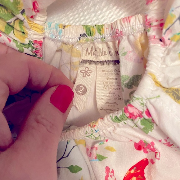 COPY - Matilda Jane White Butterfly Tunic sz. 2 - Picture 4 of 10